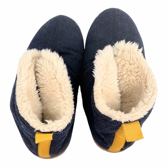 Dearfoam Faux Fur Lined Warm Up Bootie Slippers Size Medium 9-10 - Picture 5 of 10